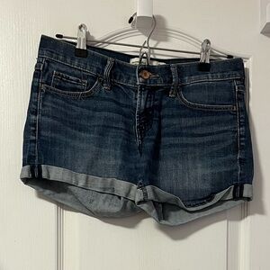 A&F Low Rise Jean Shorts